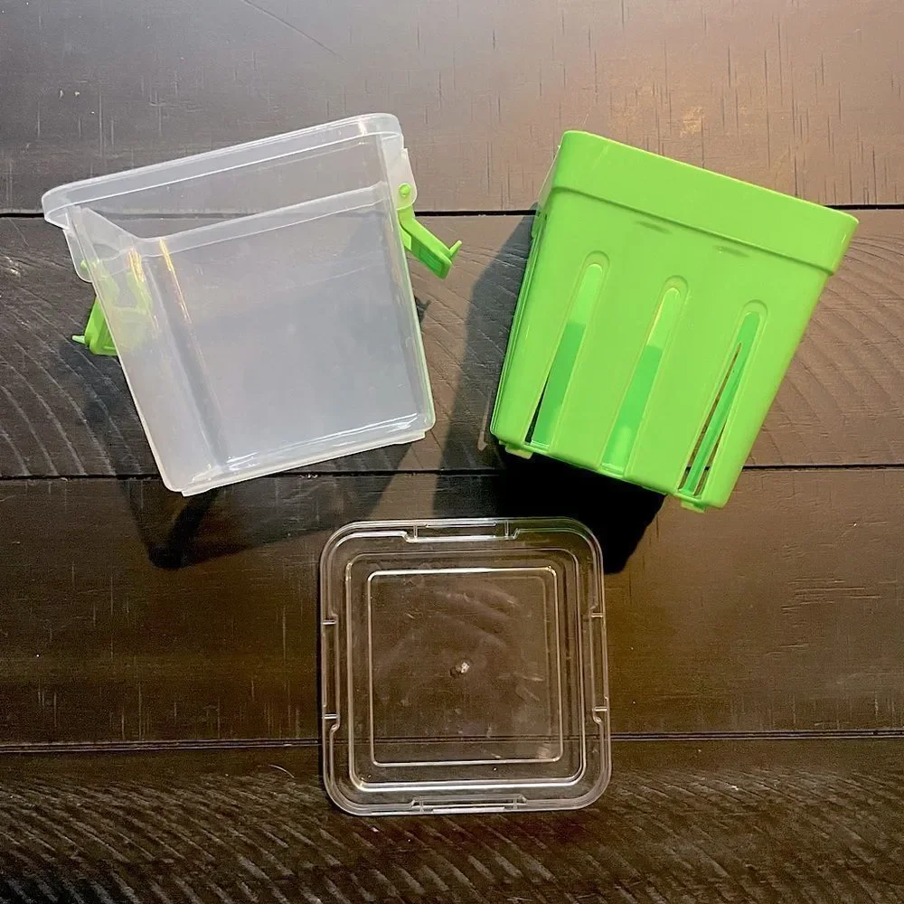 New! Cooking Concepts Berry & Veggie Colander/Basket & Storage Containers.